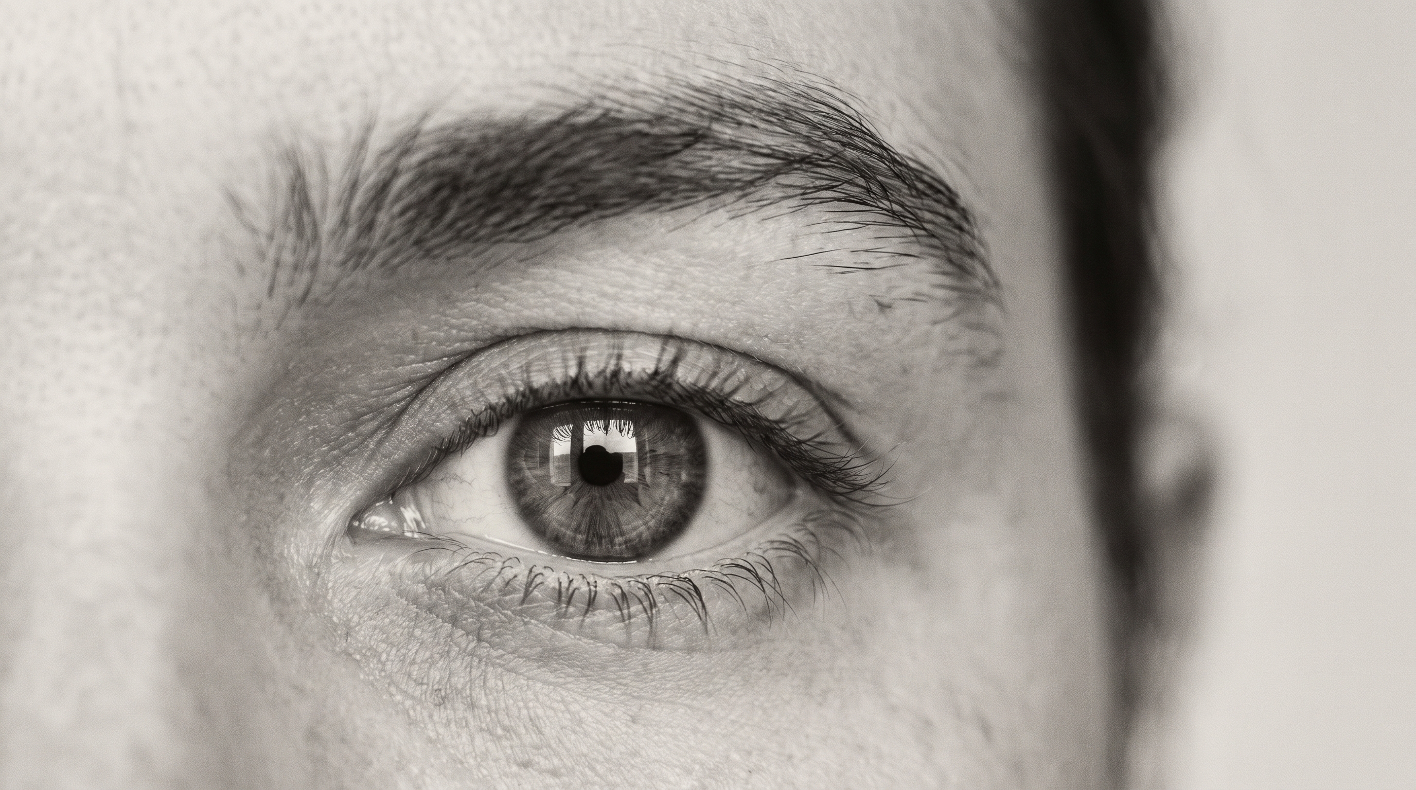 Macro of a human eye